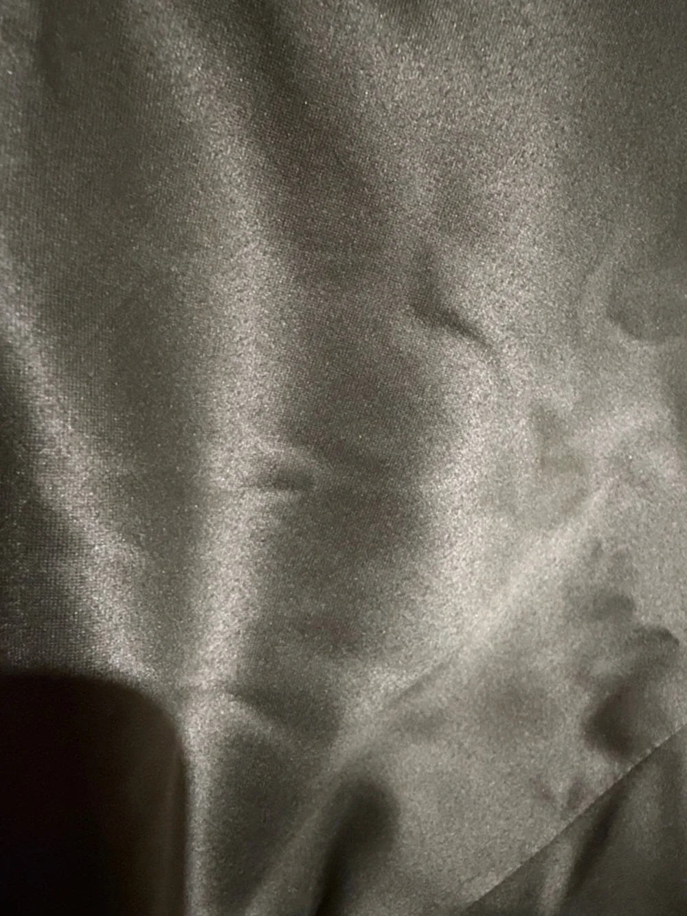 Strapless Olive Green Sculpted Mini Dress - Picture 3 of 3